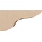Ekena Millwork 7"W x 14"D x 7"H Wide Carmel Rough Cedar Woodgrain TimberThane Corbel, Primed Tan CORUR07X14X07CARRCPR - alternate 2